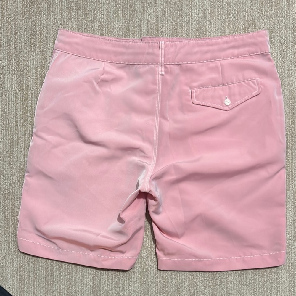 BD Baggies Pink Swim Shorts Men’s Size 32 Unlined Board Shorts with Pockets - Picture 8 of 9